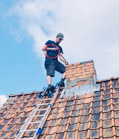 Schoorsteen reinigen Lotenhulle (Aalter), Oost-Vlaanderen